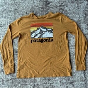 Patagonia long sleeve shirt; size youth medium 8/10